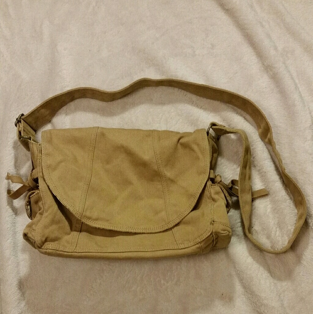 Fossil Beige Messenger Bag